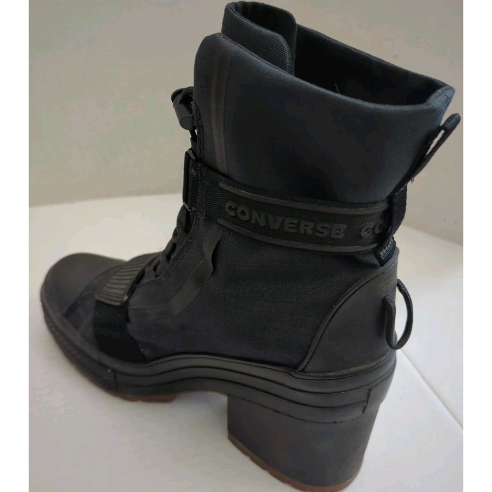 Converse Black Lace Up Boots - Picture 13 of 14